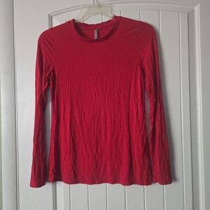 Banana Republic Vibrant Red Long Sleeve Tee